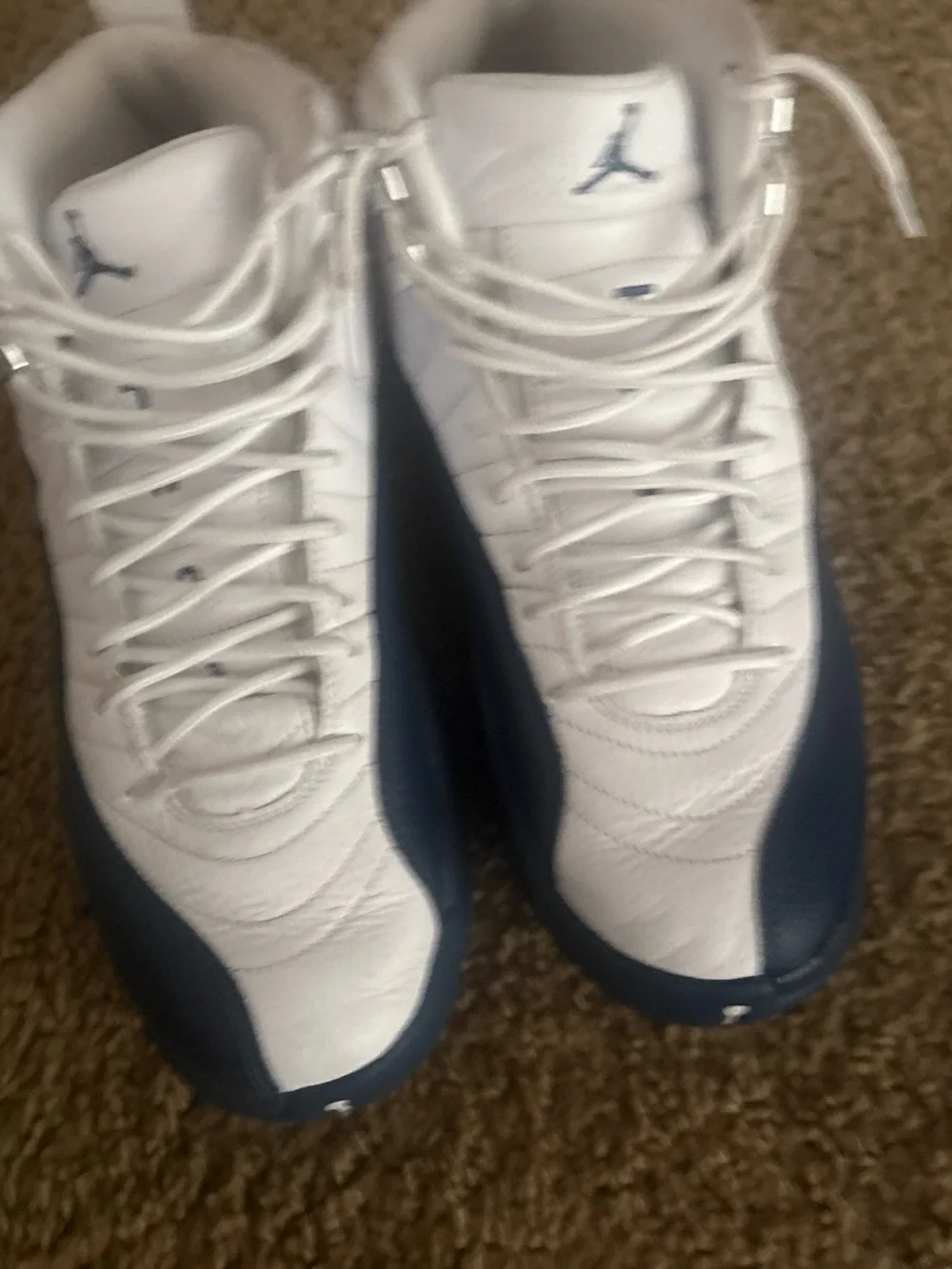 Jordan Men’s High-Top Sneakers - White & Navy